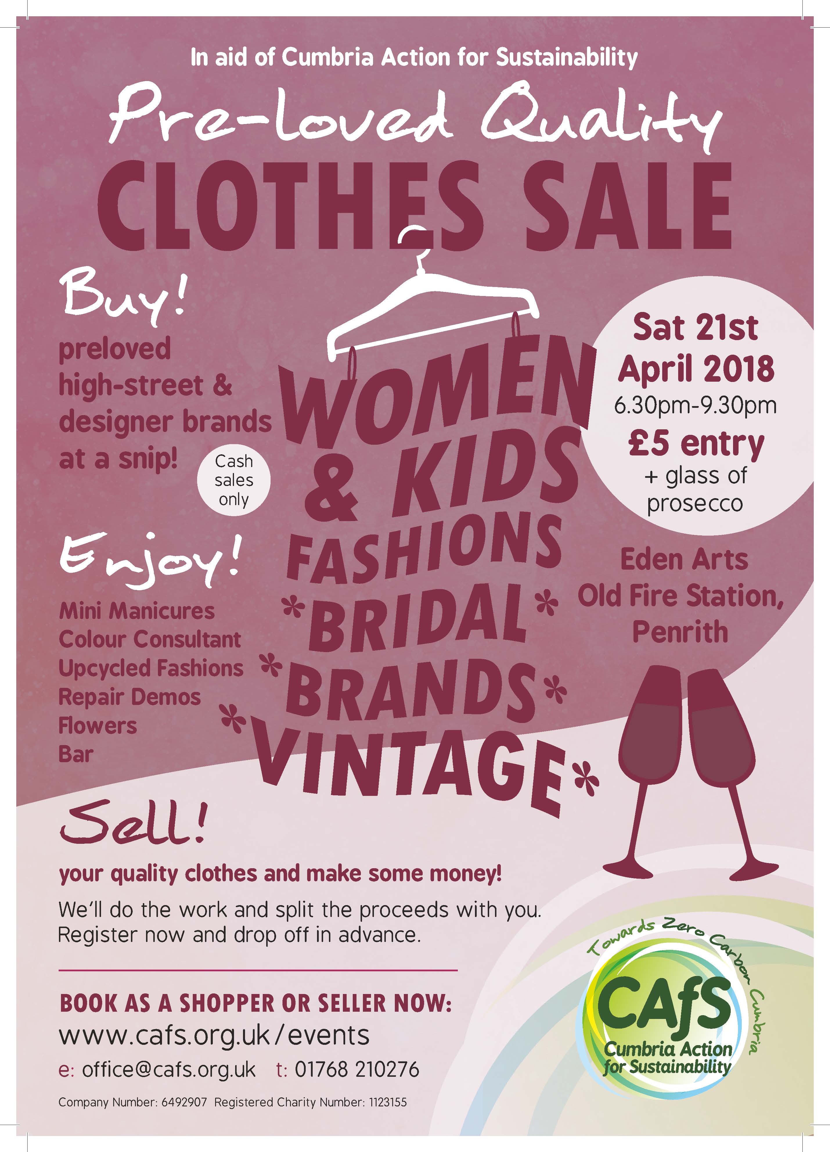 Compass - Event: PreLoved Quality Clothes Sale Fundraiser